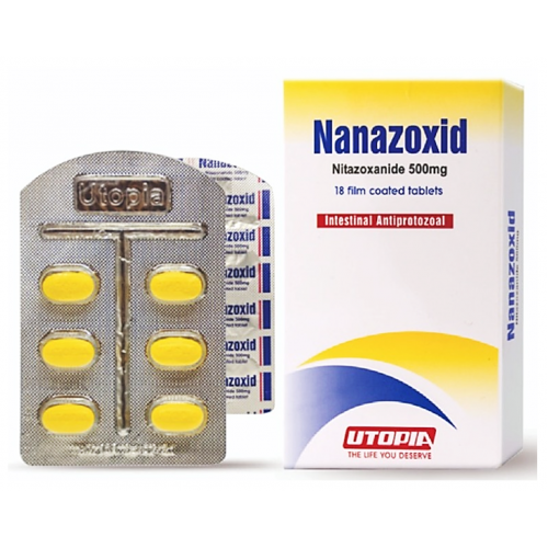 Nanazoxid Nitazoxanide 500 Mg 18 Film Coated Tablets
